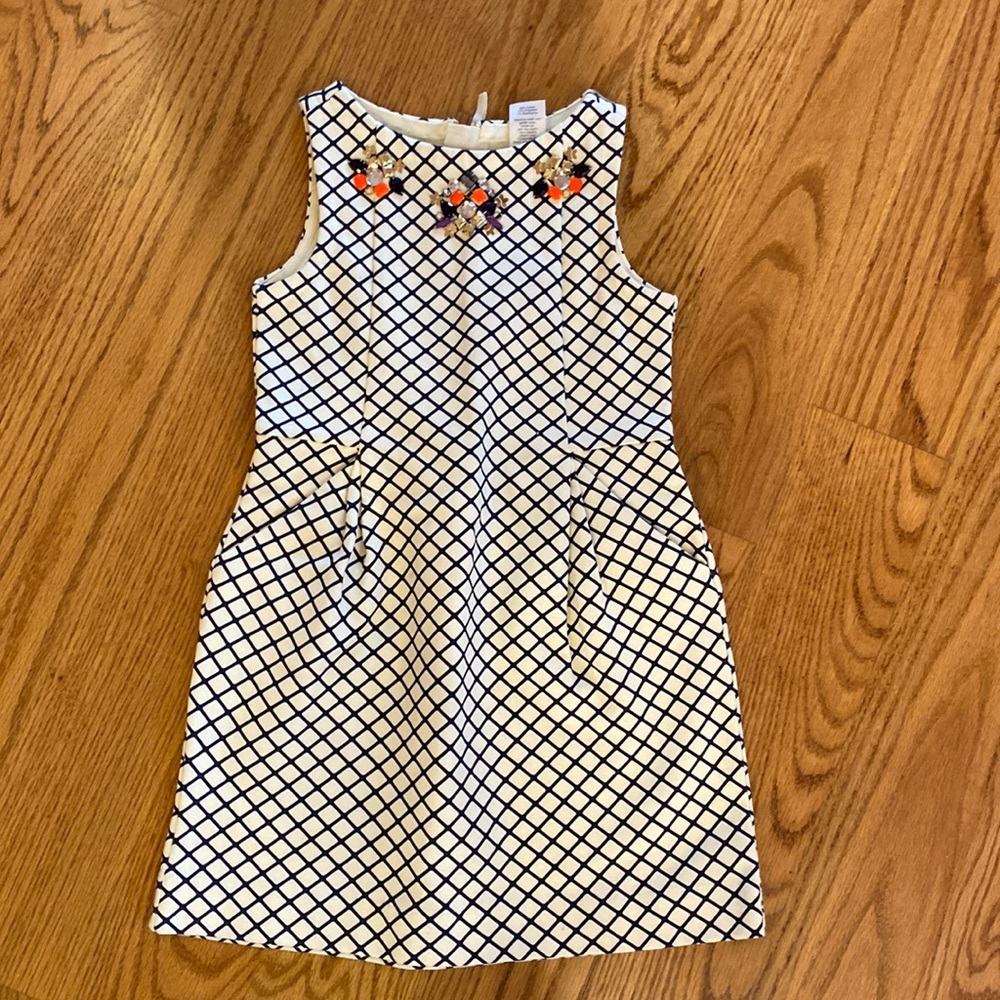 Jcrew Crewcuts Dress with Jewel Embellishment, size 5
